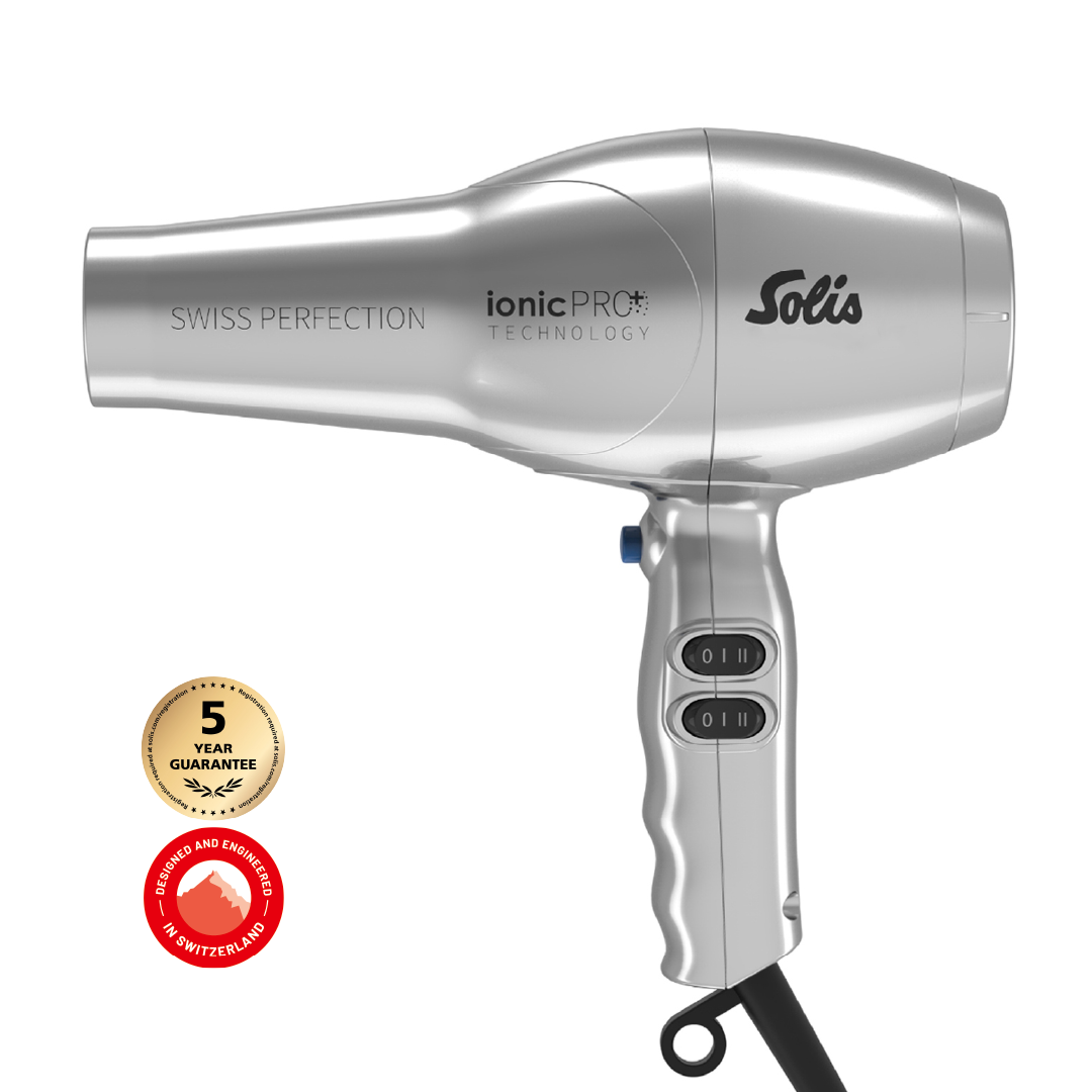 Sèche-cheveux Solis Swiss Perfection 360° ionicPRO (Argent)