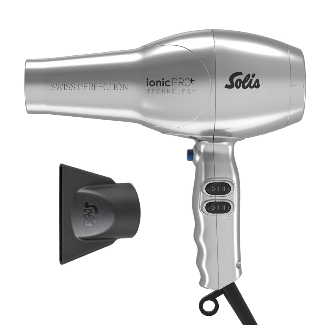 Sèche-cheveux Solis Swiss Perfection 360° ionicPRO (Argent)