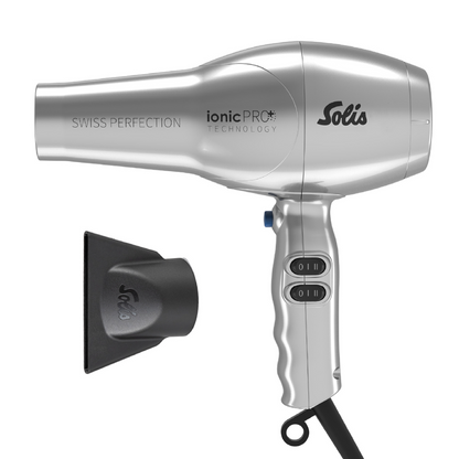 Sèche-cheveux Solis Swiss Perfection 360° ionicPRO (Argent)