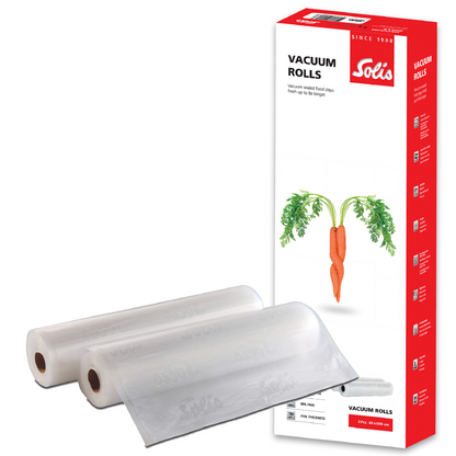 Rouleaux sous vide Solis - 40 x 600 cm (2 pces) Compatible seulement avec le Solis Vac Prestige Maxi