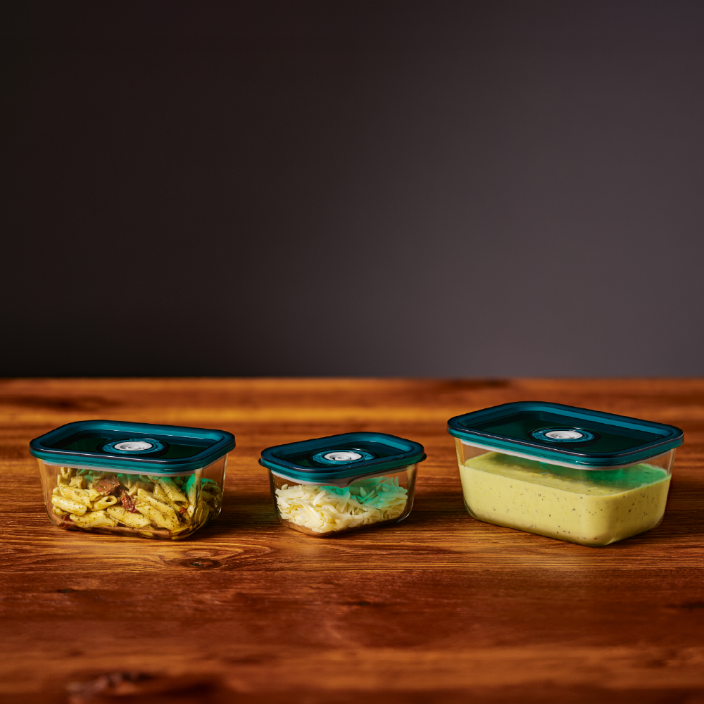 Récipient Sous Vide en Verre Solis Crystal Vac (1150ml)