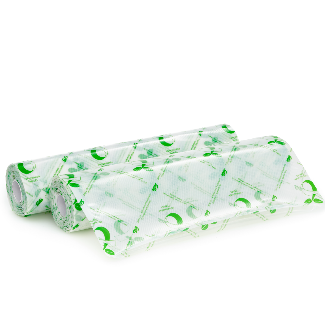 Solis Rouleaux sous vide compostables 30 x 600 cm (x2)