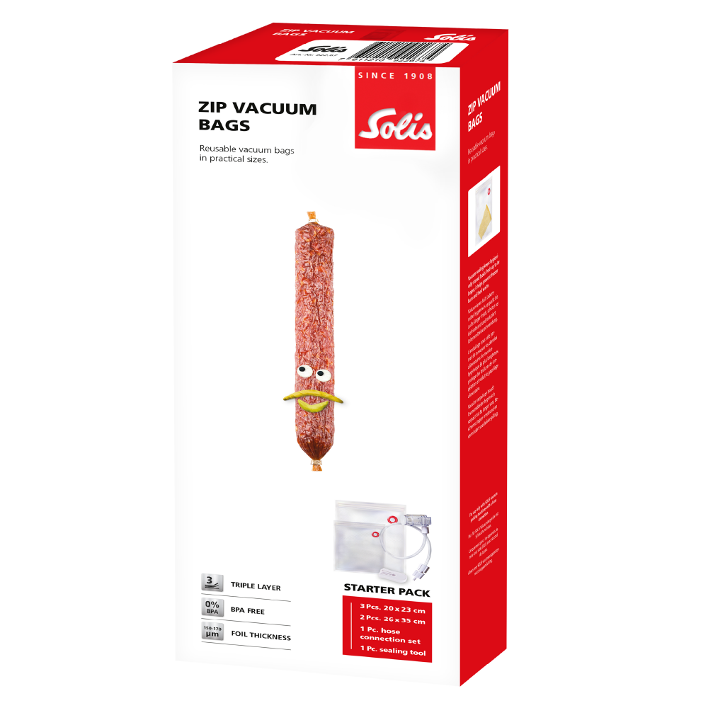 Sacs Sous Vide Solis Zip kit de démarrage