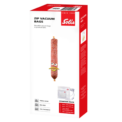 Sacs Sous Vide Solis Zip kit de démarrage