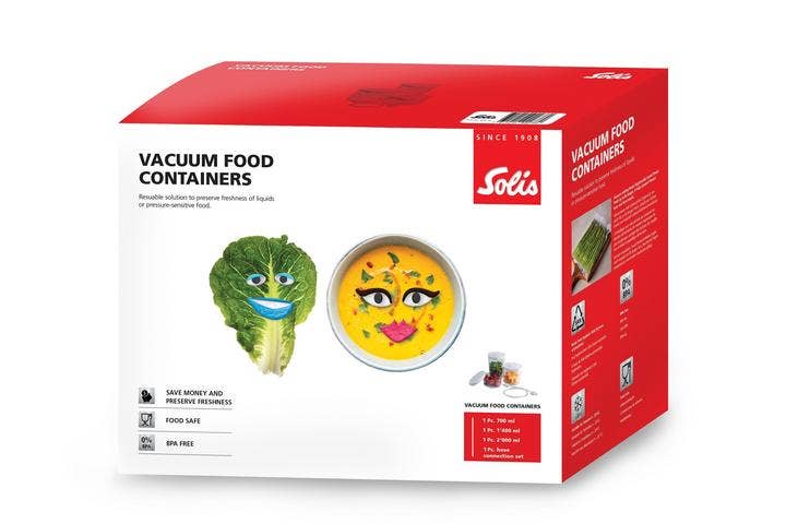 Les récipients sous vide Solis (Lot de 3)