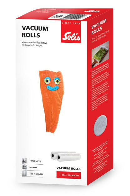 Rouleaux Sacs Sous Vide Solis 30 x 600 cm (2 rouleaux)