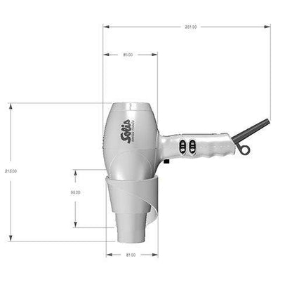 Solis Swiss Perfection Gamme Pro Murale Noire